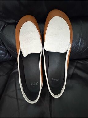 Camper Leather Two-Tone Slip-On Loafers Shoes